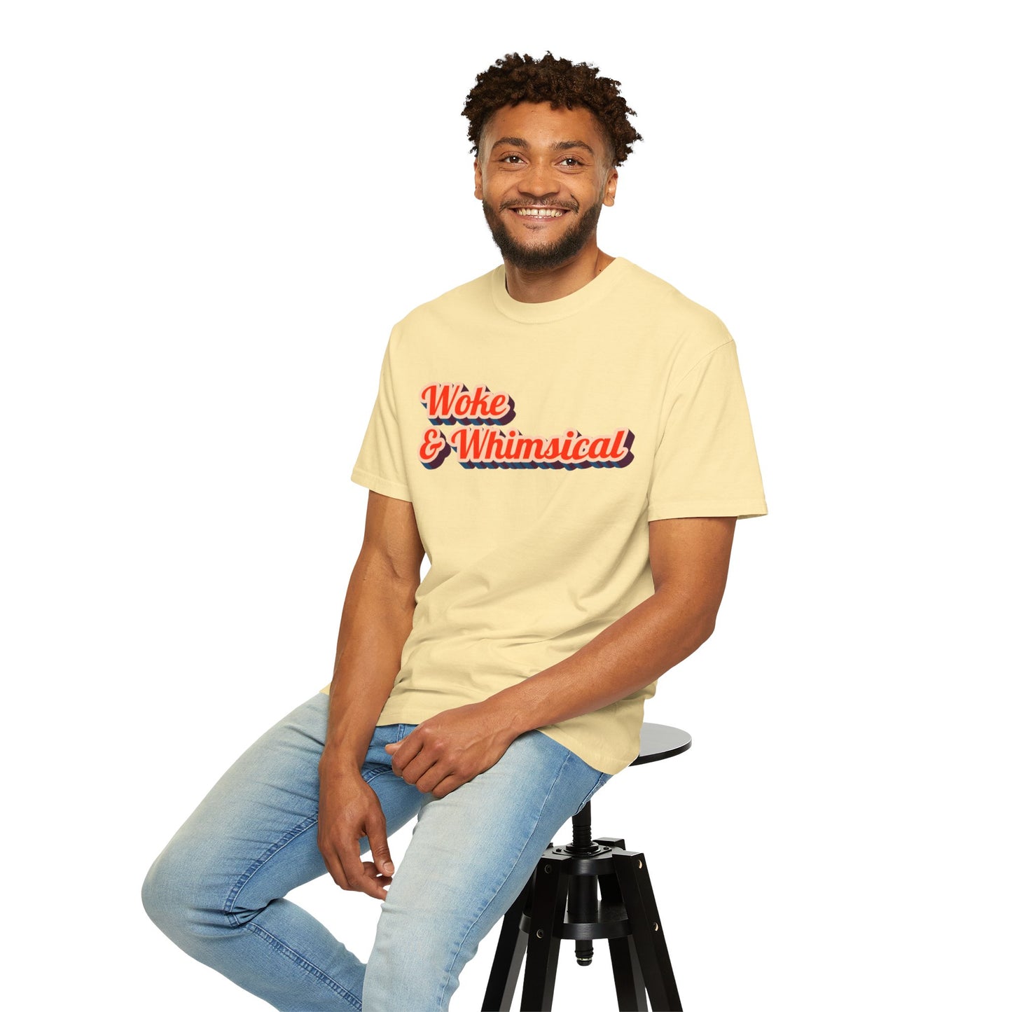 Woke & Whimsical | Unisex Garment-Dyed T-shirt