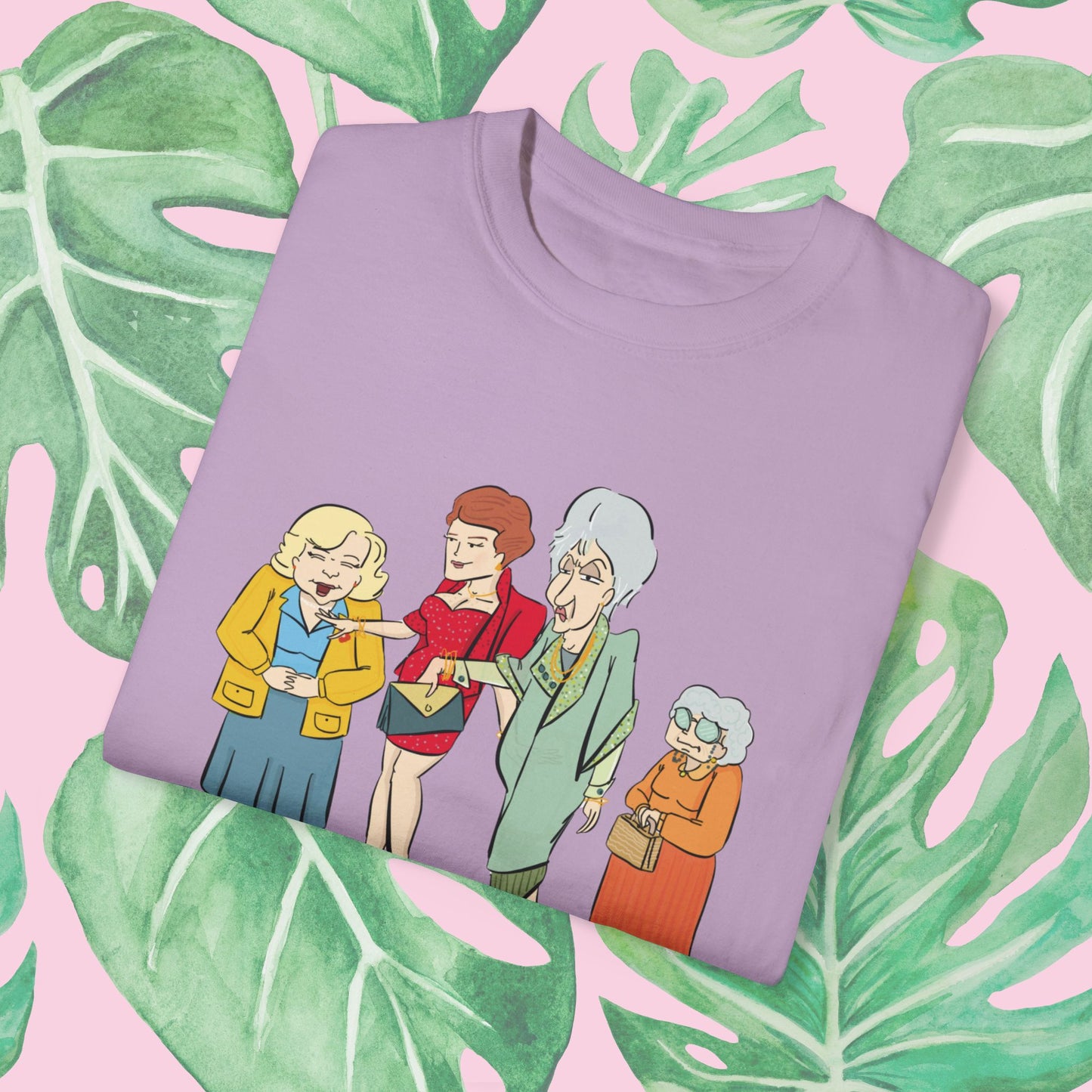 Golden Girls Illustrated | Unisex Garment-Dyed T-shirt