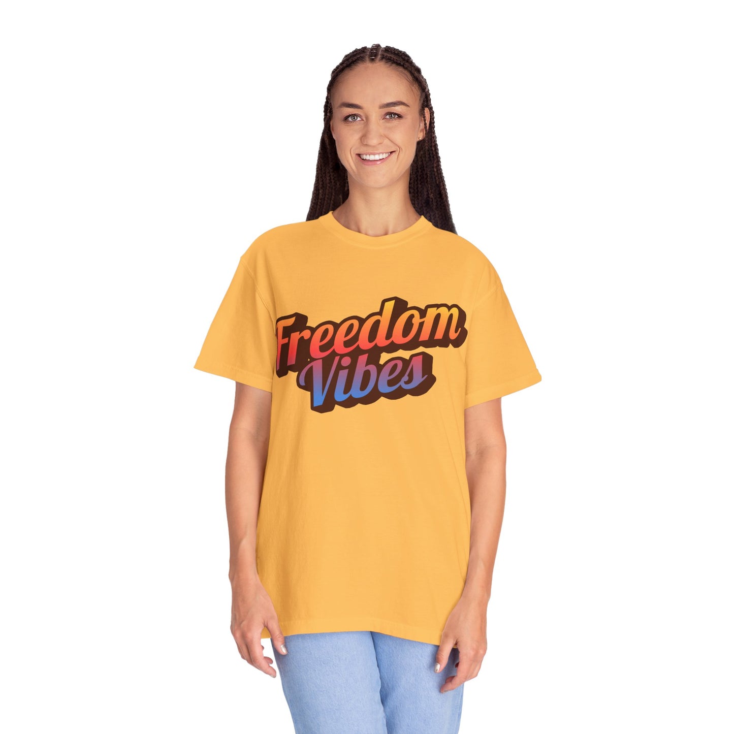 Freedom Vibes | Unisex Garment-Dyed T-shirt