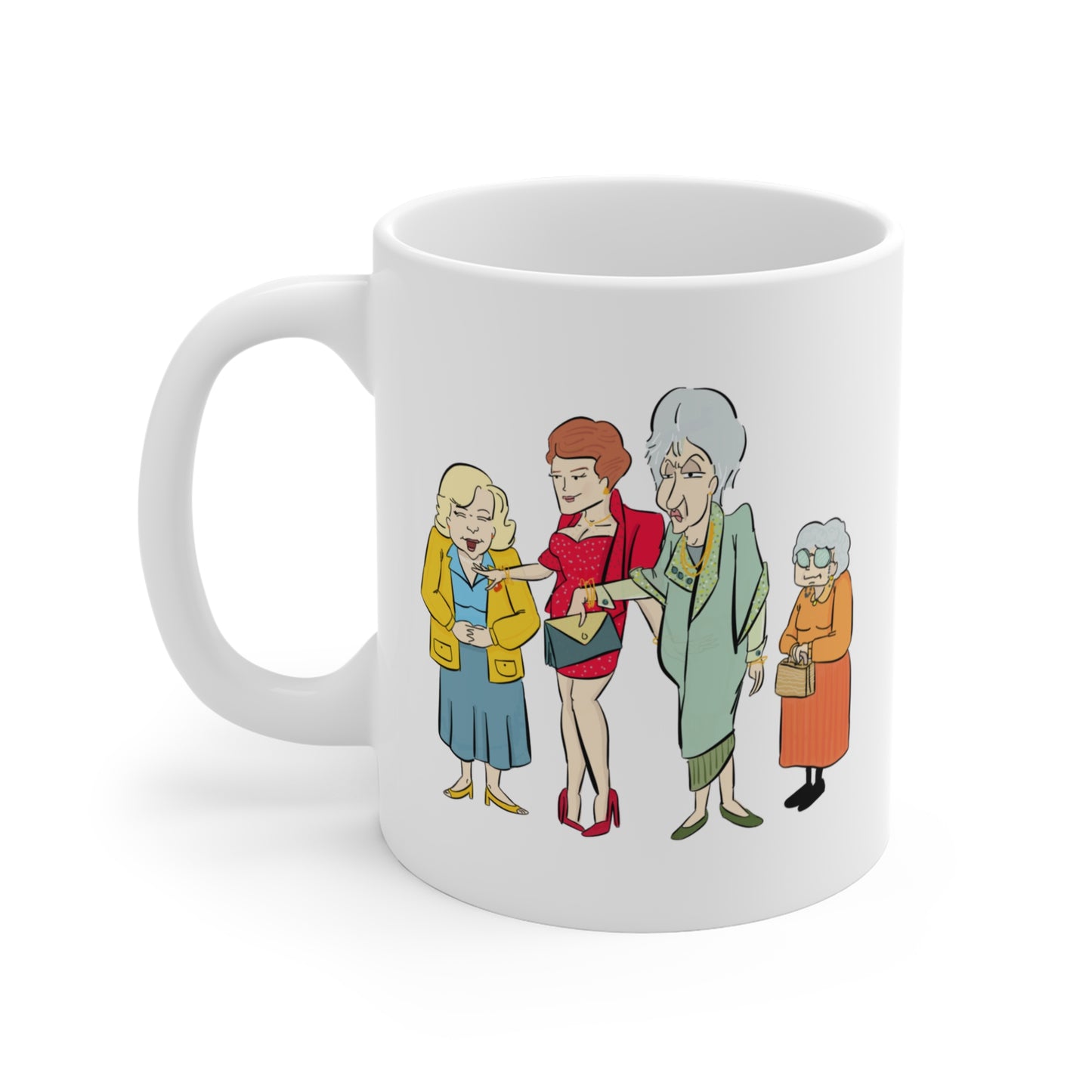 Golden Girls-inspired Illustrated Coffee or Tea Mug 11oz