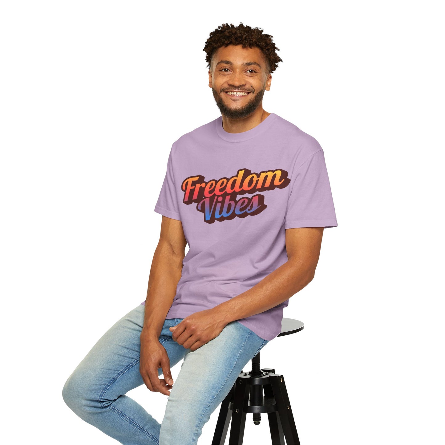 Freedom Vibes | Unisex Garment-Dyed T-shirt
