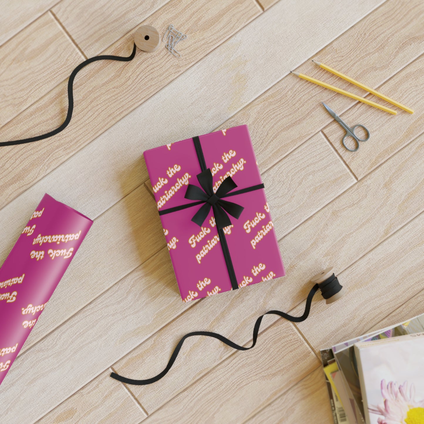 Fuck the Patriarchy | Gift Wrapping Paper Rolls, 1pc