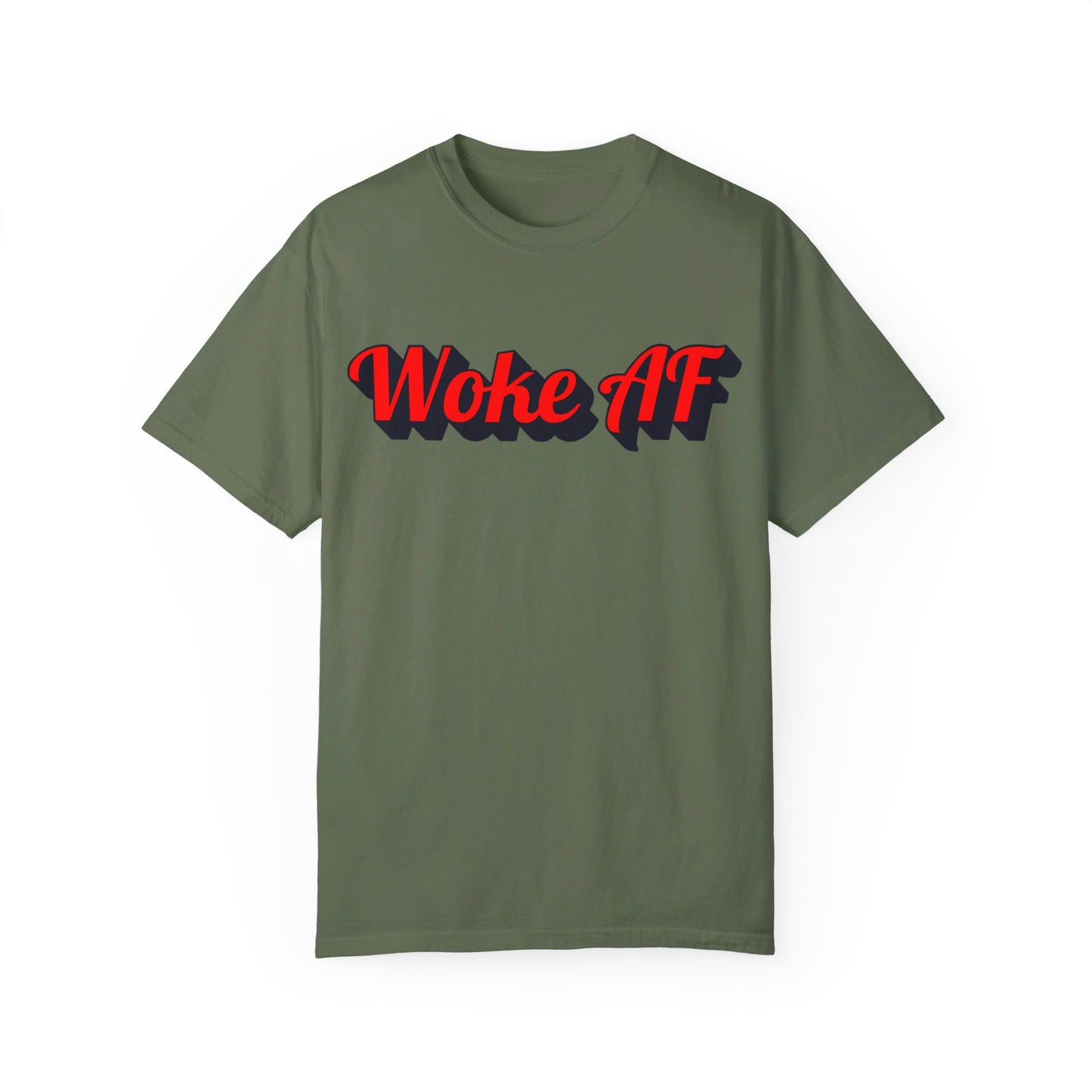 Woke AF Unisex T-Shirt - T-Shirt | A quirky, joy-filled design from Have Fun Spread Joy.