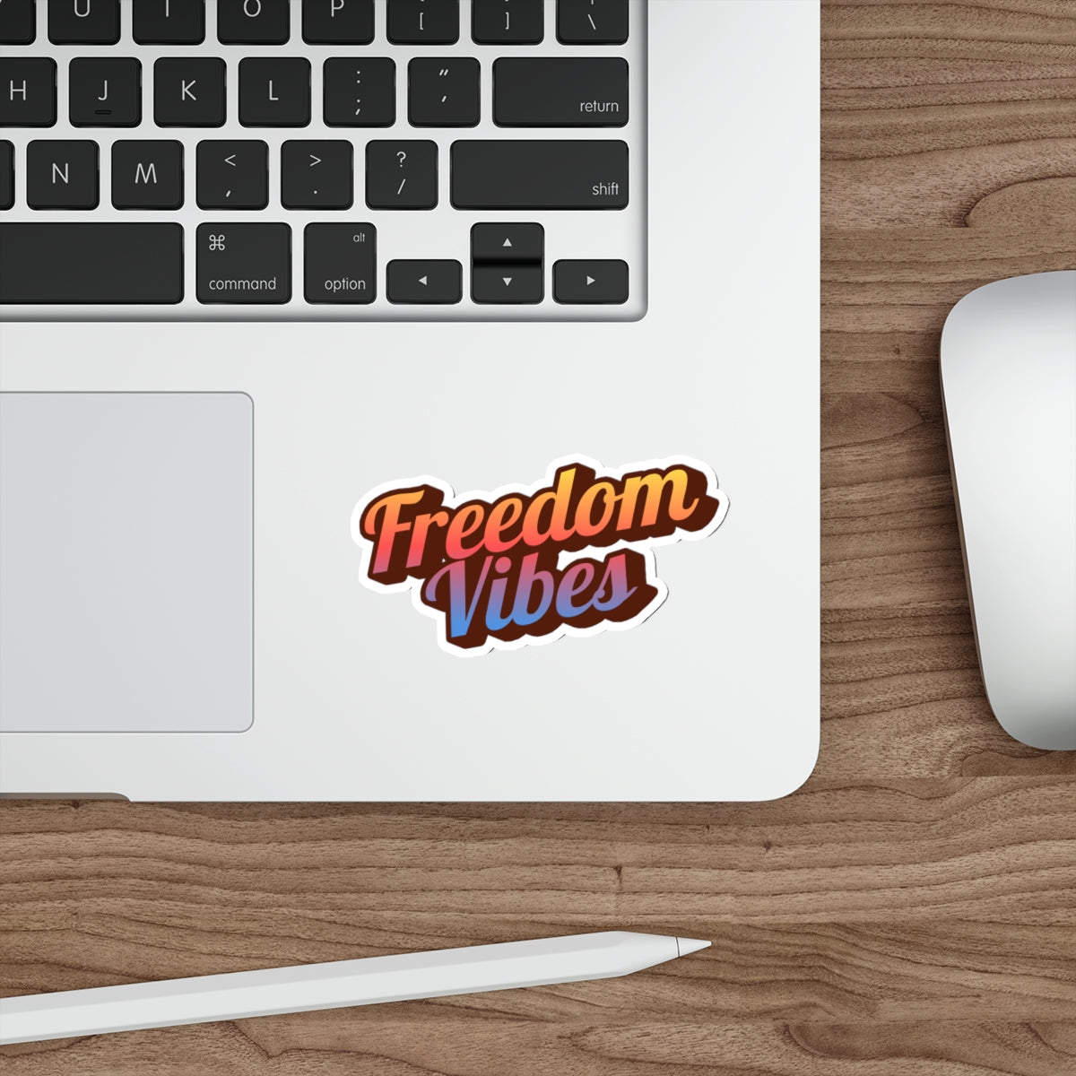 Freedom Vibes Die-Cut Stickers | Social Justice Vibes | Eco-Friendly Decor