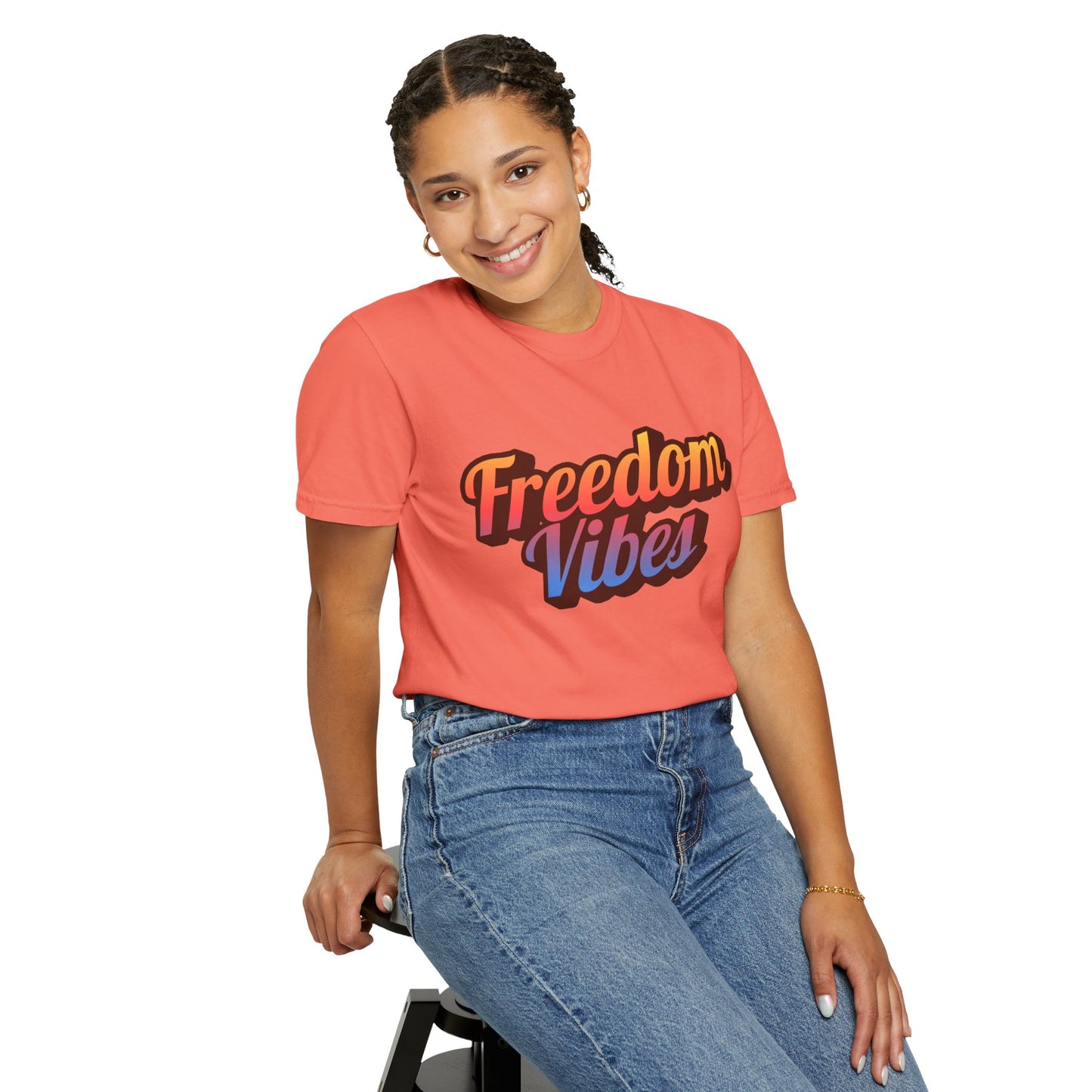 Freedom Vibes | Unisex Garment-Dyed T-shirt