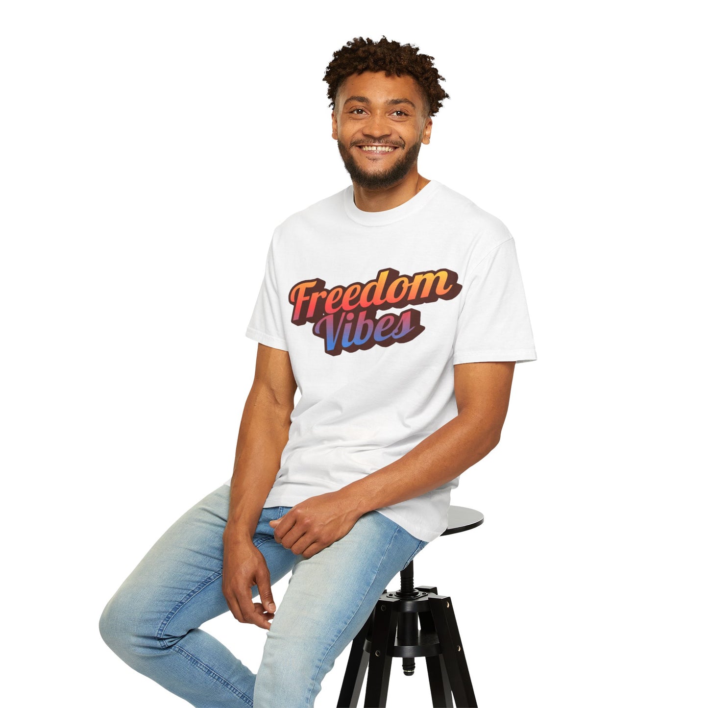 Freedom Vibes | Unisex Garment-Dyed T-shirt