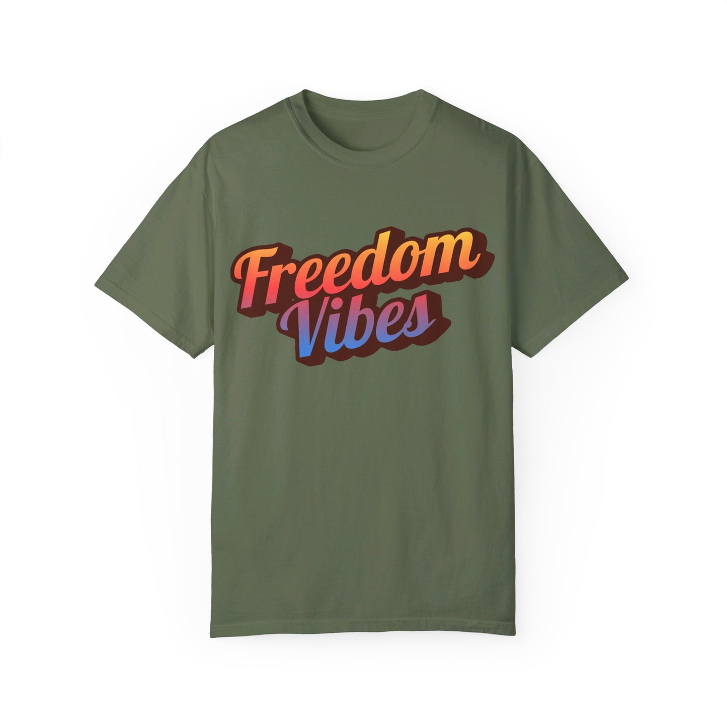 Freedom Vibes | Unisex Garment-Dyed T-shirt