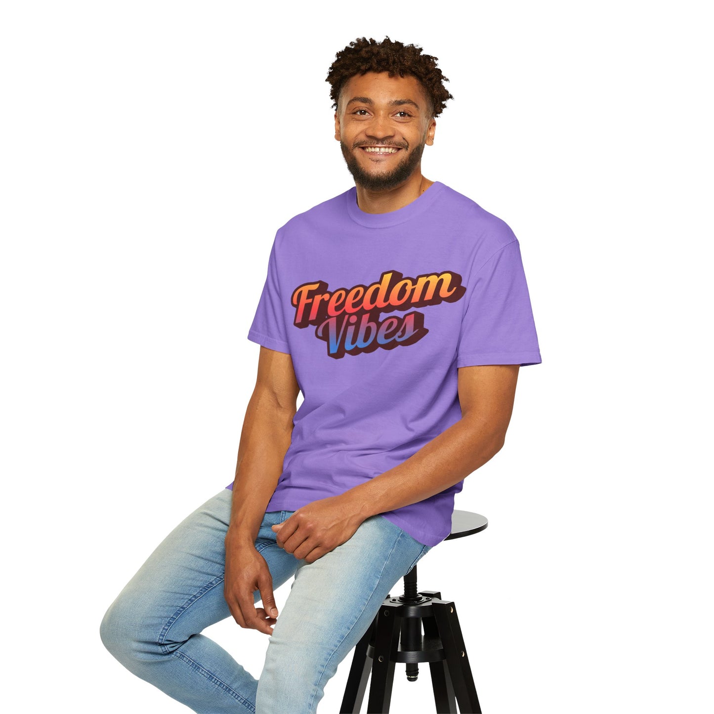 Freedom Vibes | Unisex Garment-Dyed T-shirt