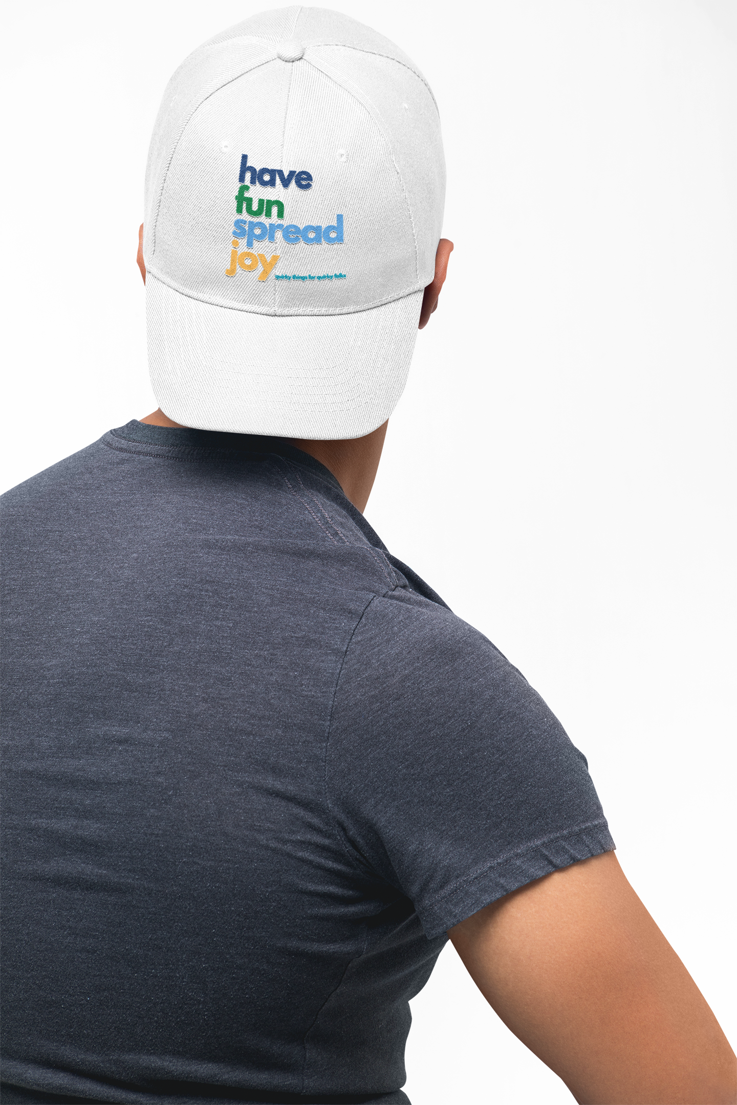 Have Fun Spread Joy Hat - Hats | A quirky, joy-filled design from Have Fun Spread Joy.