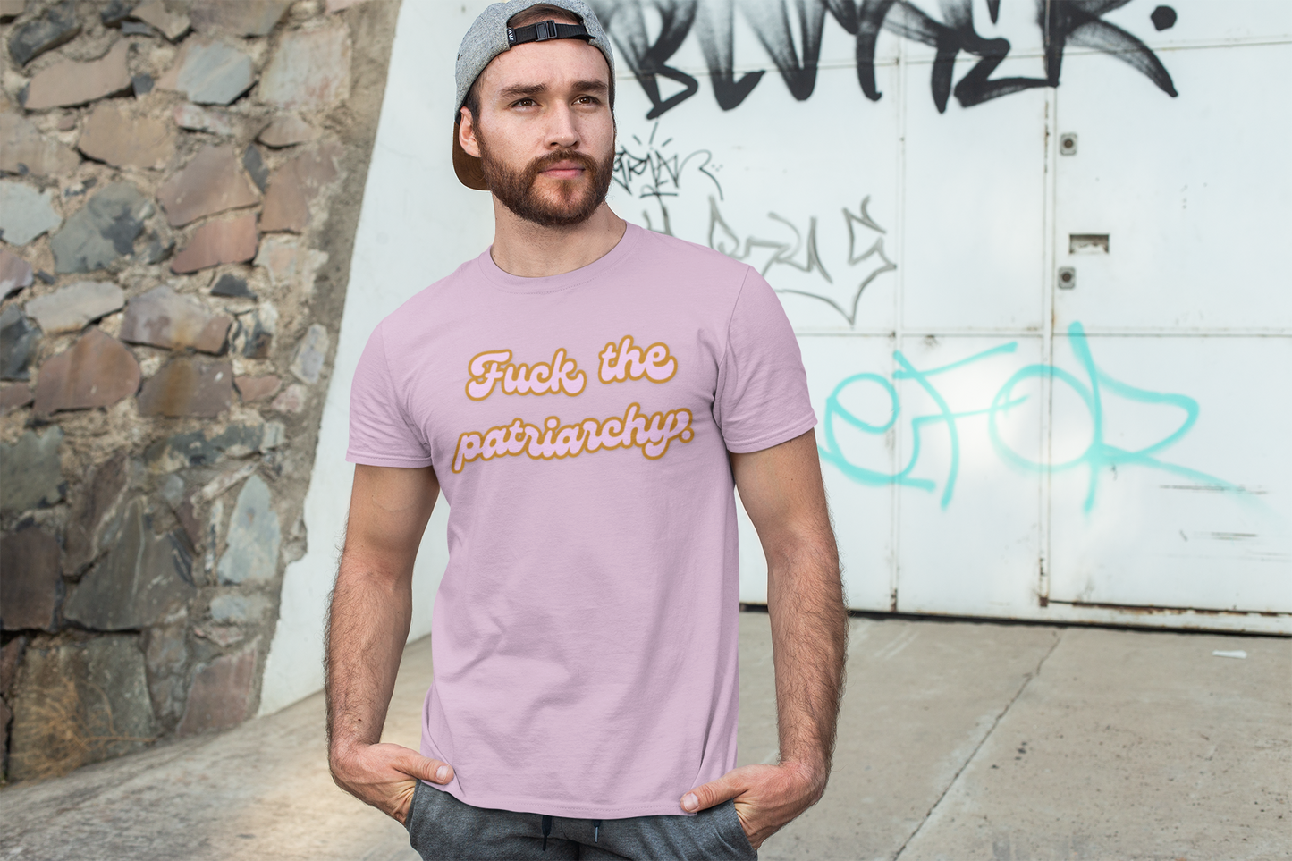 F*ck the Patriarchy - Unisex Tee - T-Shirt | A quirky, joy-filled design from Have Fun Spread Joy.