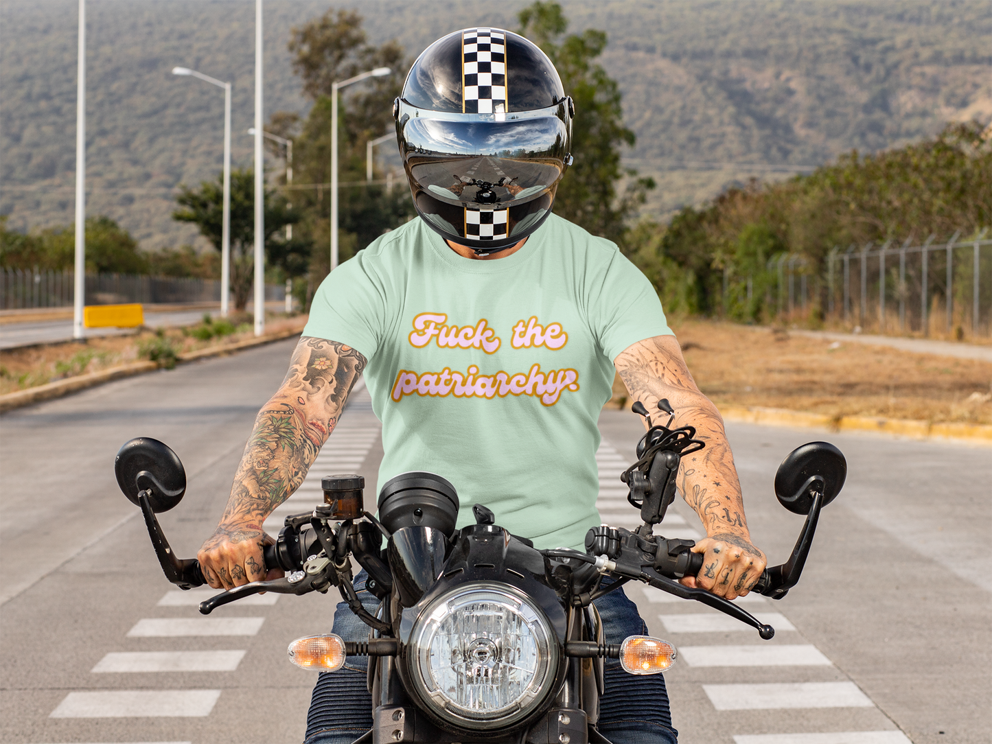 F*ck the Patriarchy - Unisex Tee - T-Shirt | A quirky, joy-filled design from Have Fun Spread Joy.