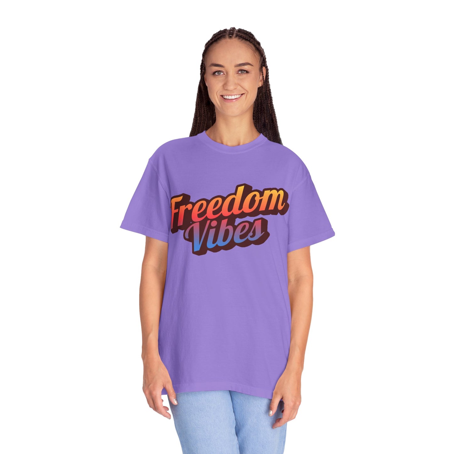 Freedom Vibes | Unisex Garment-Dyed T-shirt