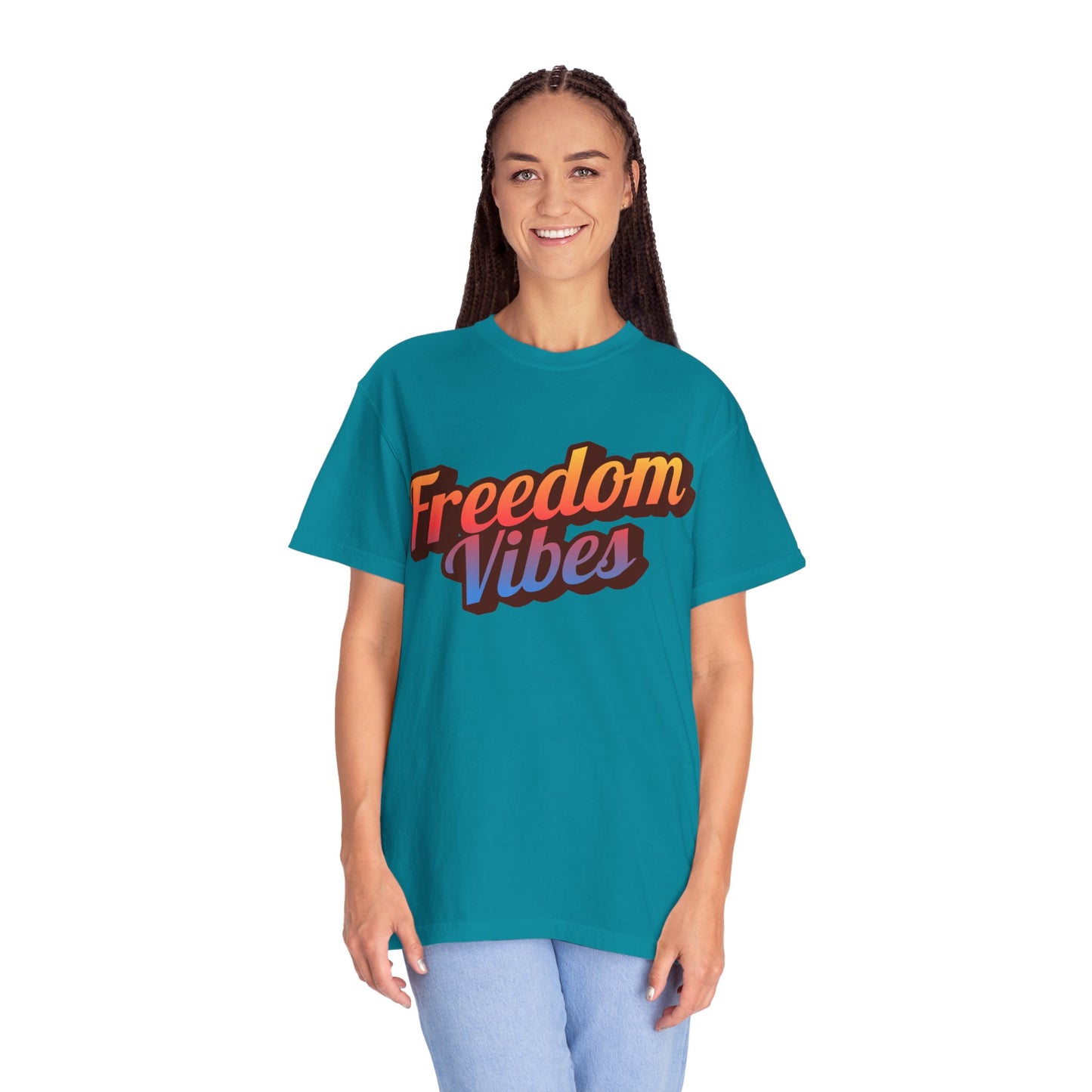 Freedom Vibes | Unisex Garment-Dyed T-shirt