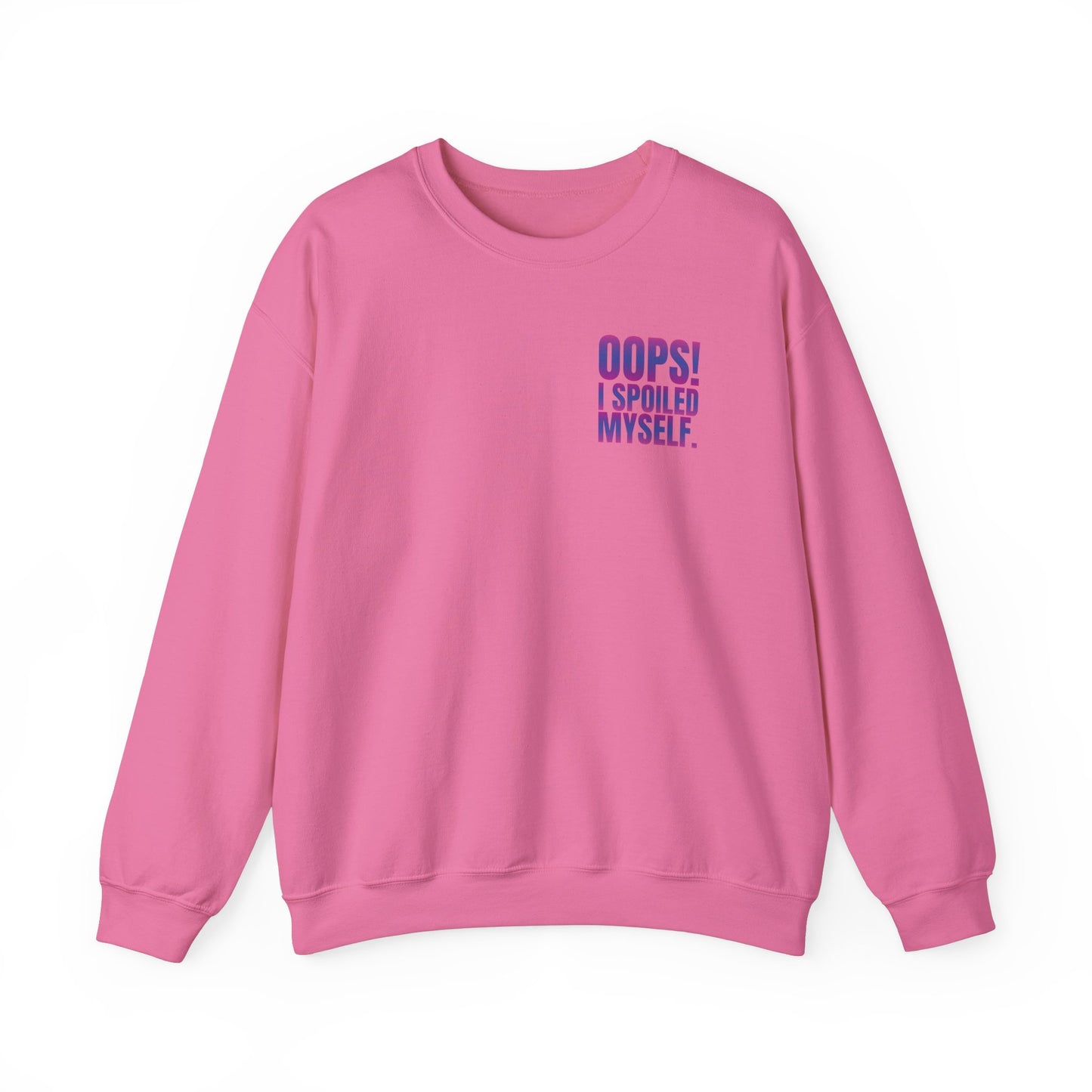 Embroidered Crewneck Sweatshirt - Oops! I spoiled myself.