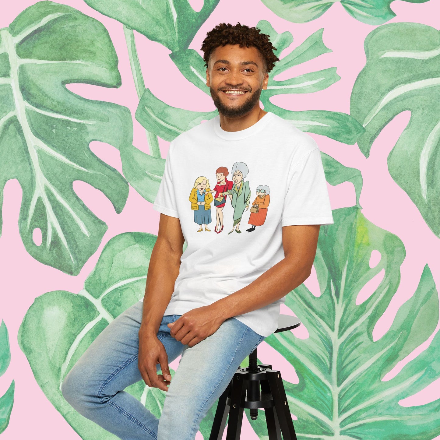 Golden Girls Illustrated | Unisex Garment-Dyed T-shirt