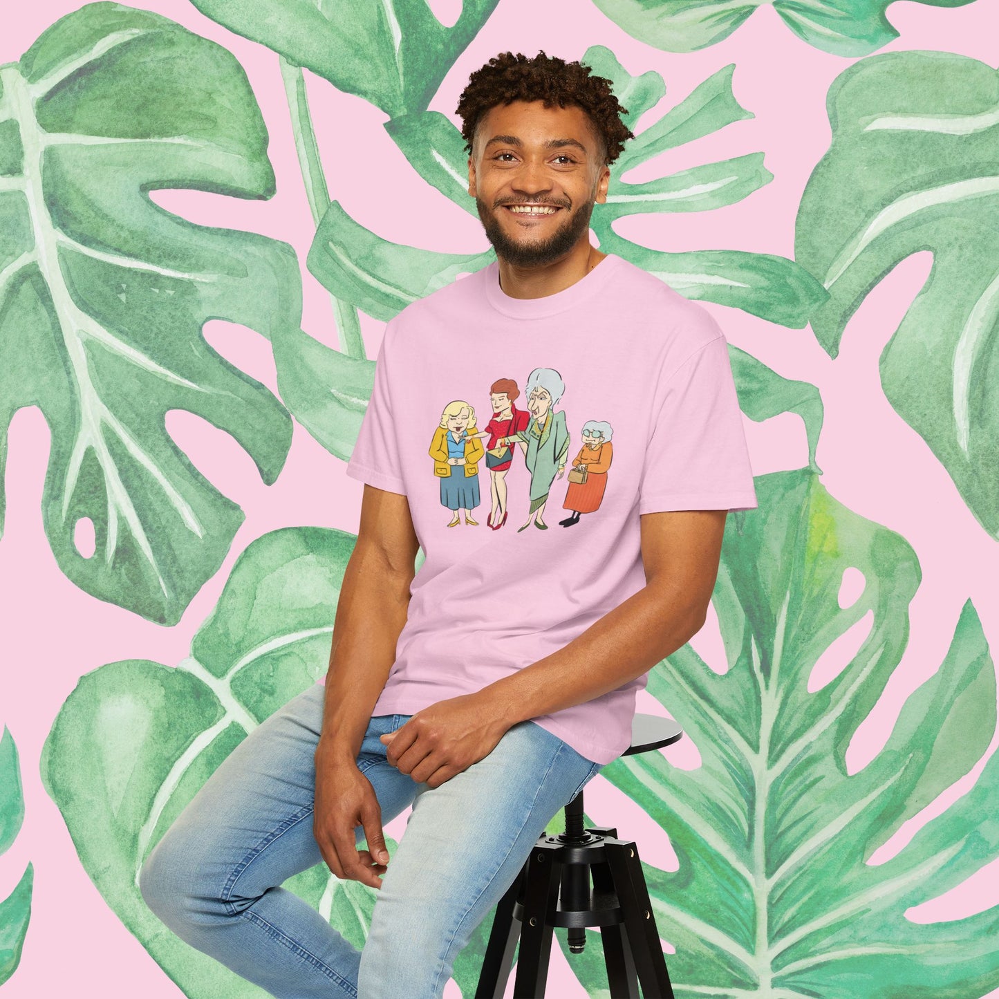 Golden Girls Illustrated | Unisex Garment-Dyed T-shirt
