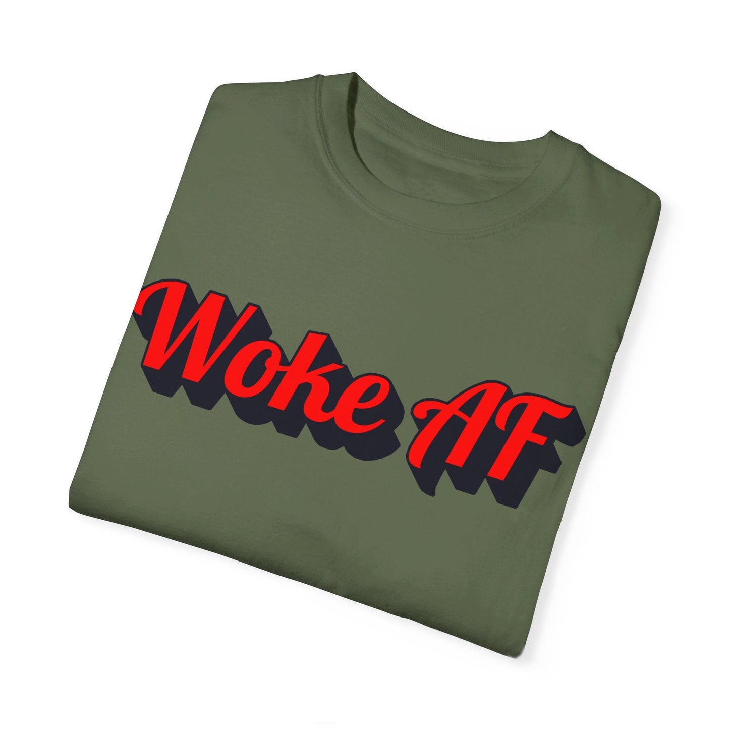 Woke AF Unisex T-Shirt - T-Shirt | A quirky, joy-filled design from Have Fun Spread Joy.