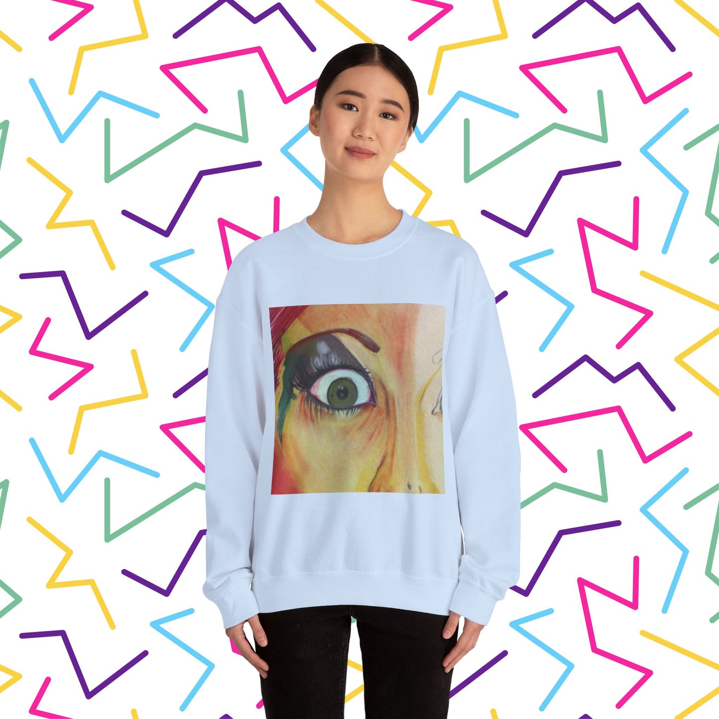 All Through the Sweatshirt | Unisex Heavy Blend™ Crewneck Sweatshirt
