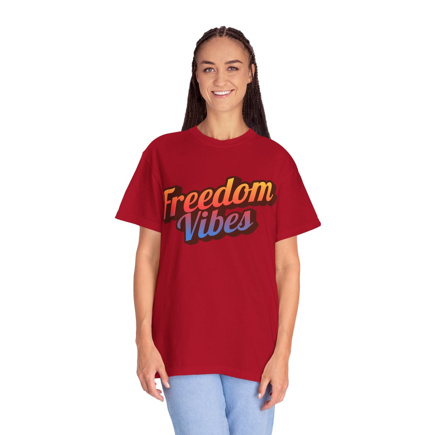 Freedom Vibes | Unisex Garment-Dyed T-shirt
