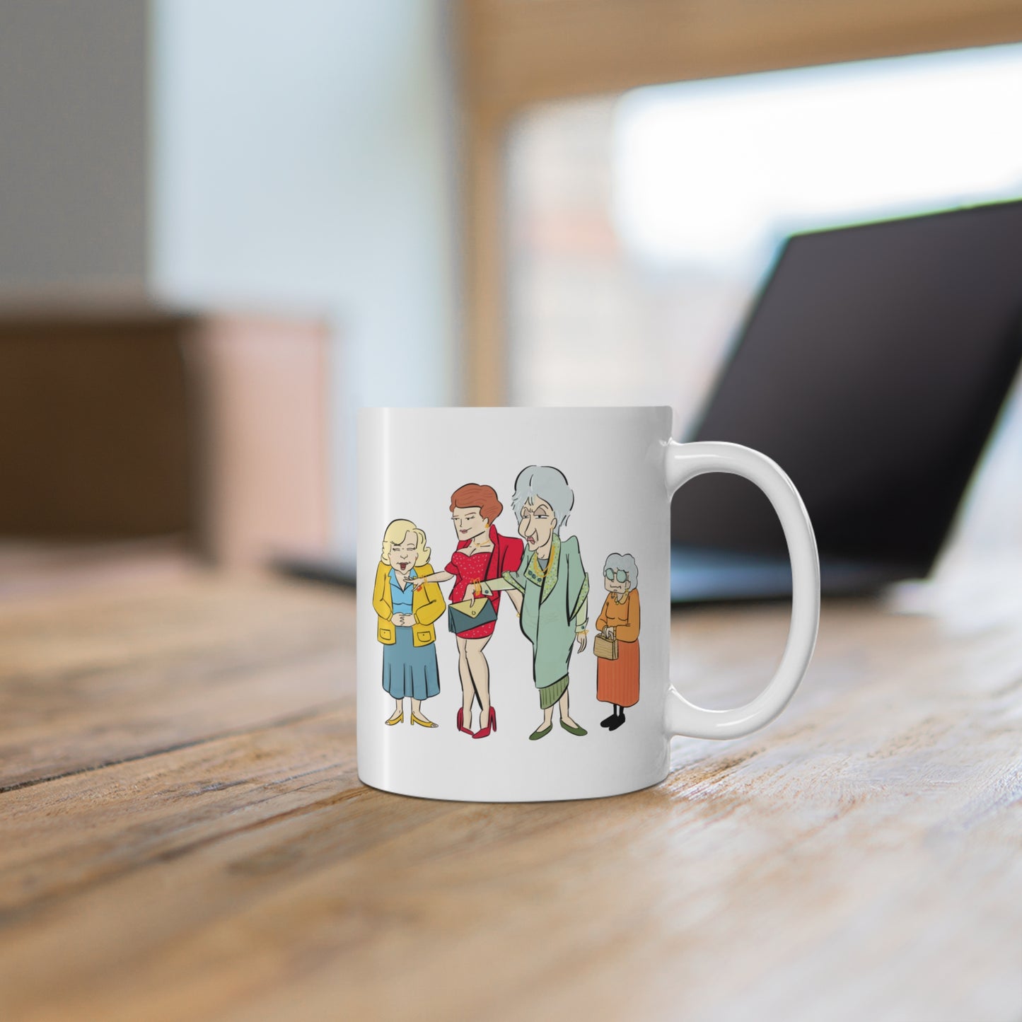 Golden Girls-inspired Illustrated Coffee or Tea Mug 11oz