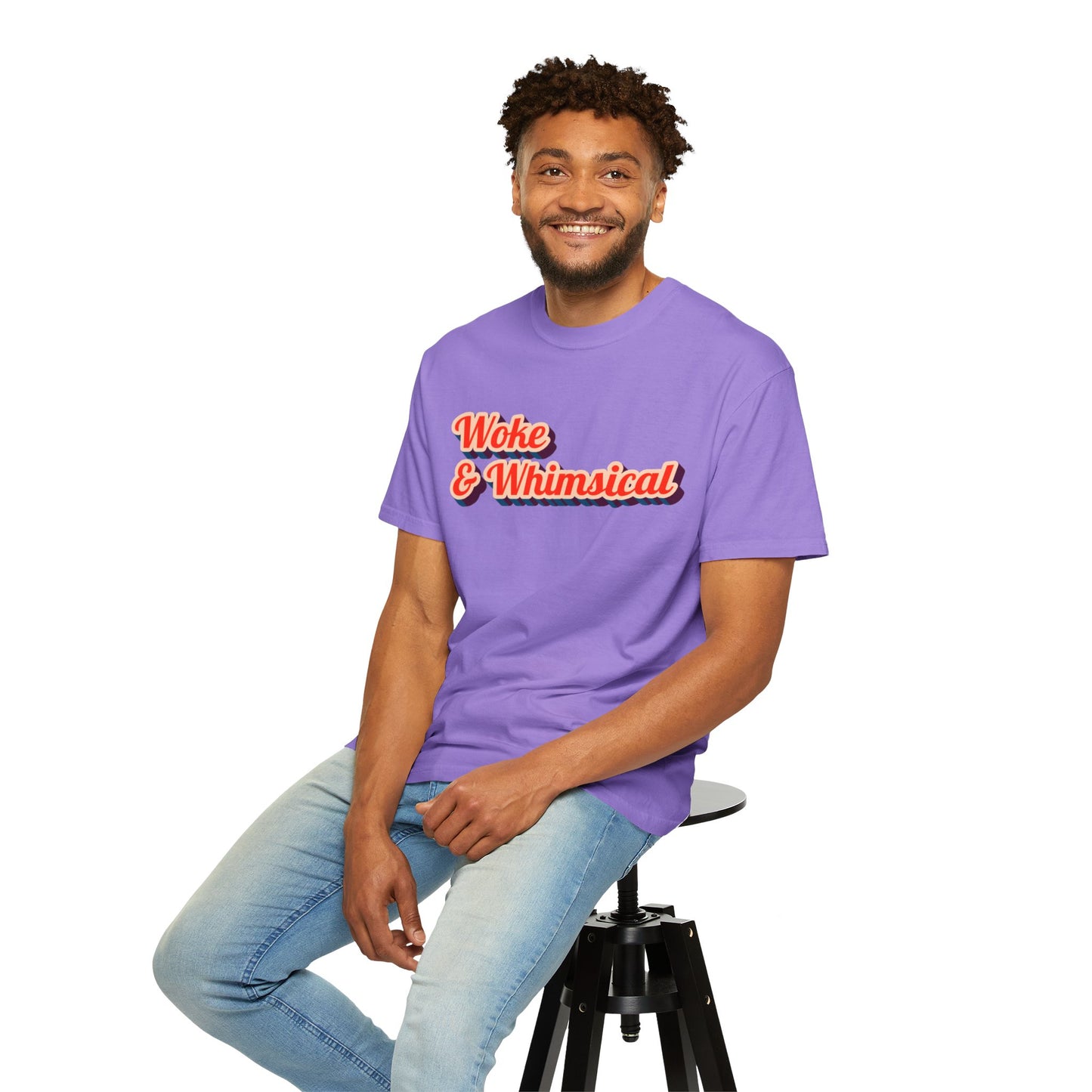 Woke & Whimsical | Unisex Garment-Dyed T-shirt