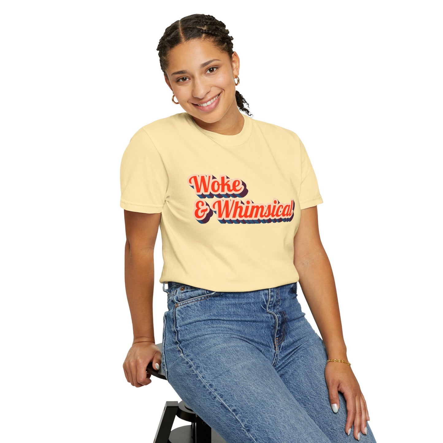 Woke & Whimsical | Unisex Garment-Dyed T-shirt