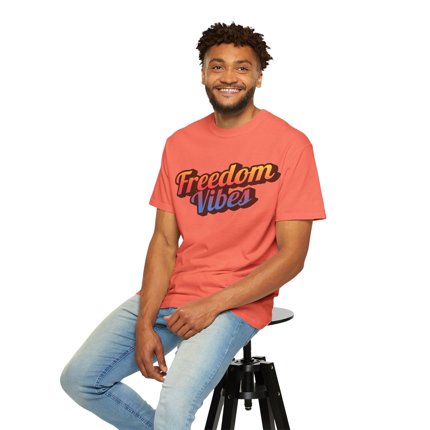 Freedom Vibes | Unisex Garment-Dyed T-shirt