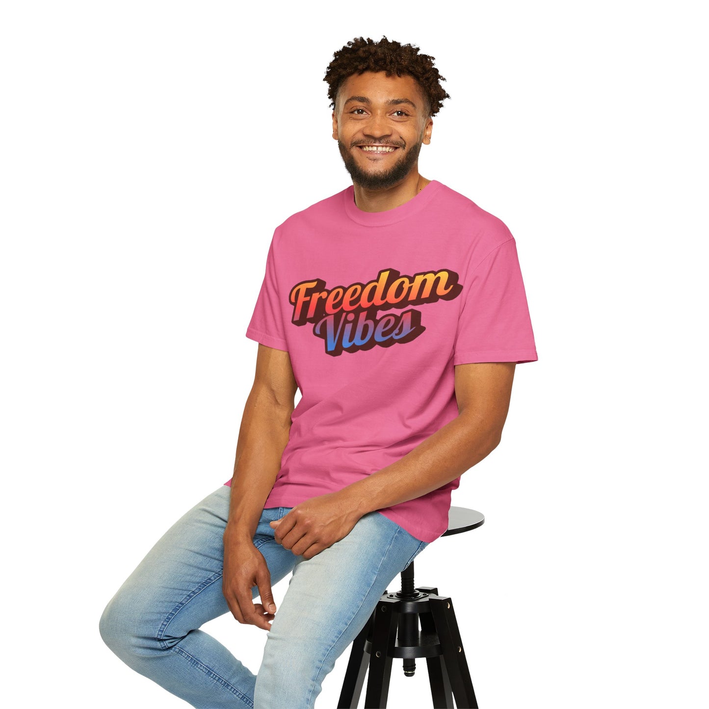 Freedom Vibes | Unisex Garment-Dyed T-shirt