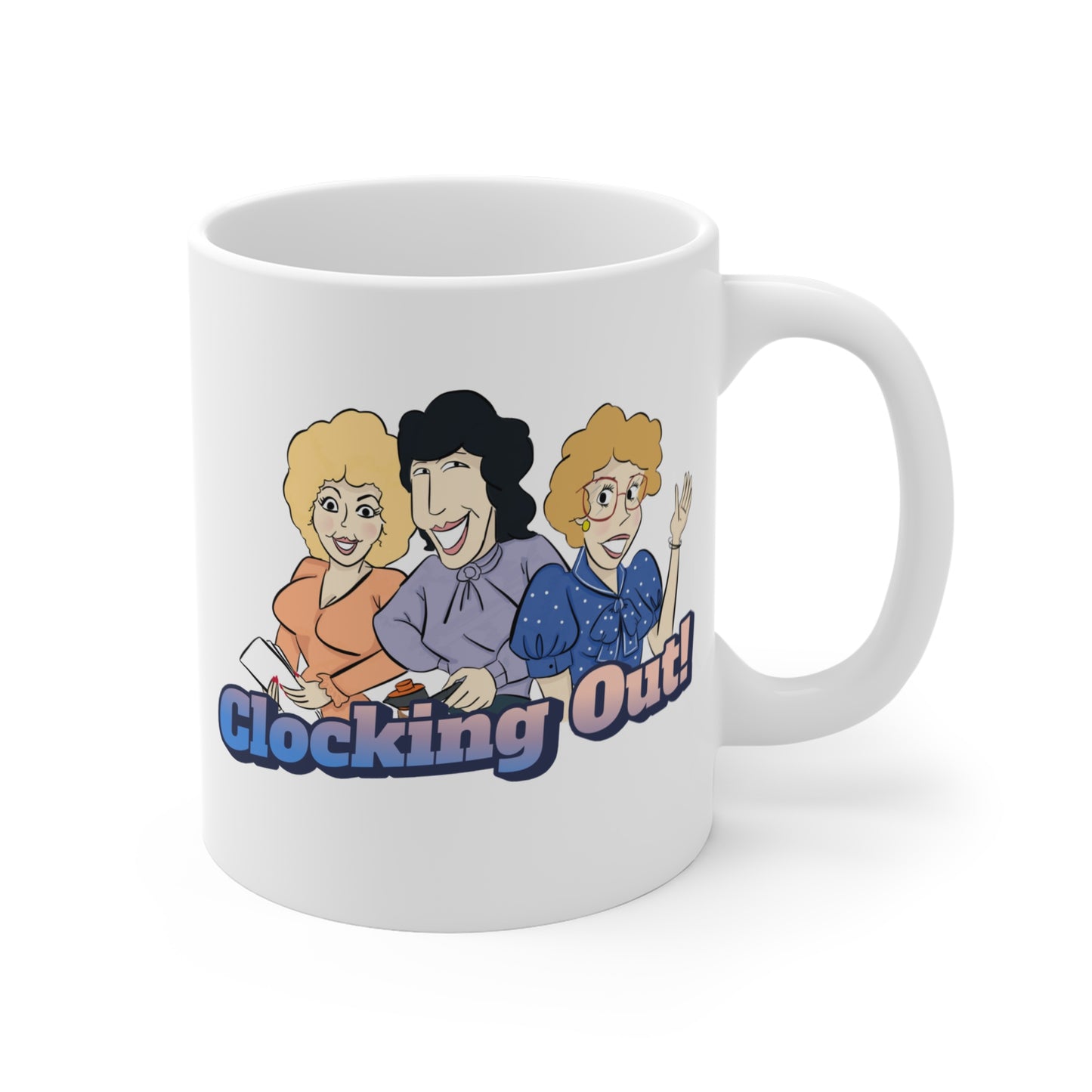 Working 9 to Fabulous Illustrated Coffee or Tea Mug 11oz