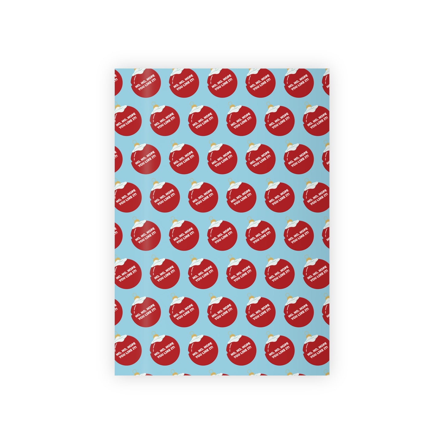 Ho Ho Hope You Like It | Christmas Gift Wrapping Paper Rolls, 1pc