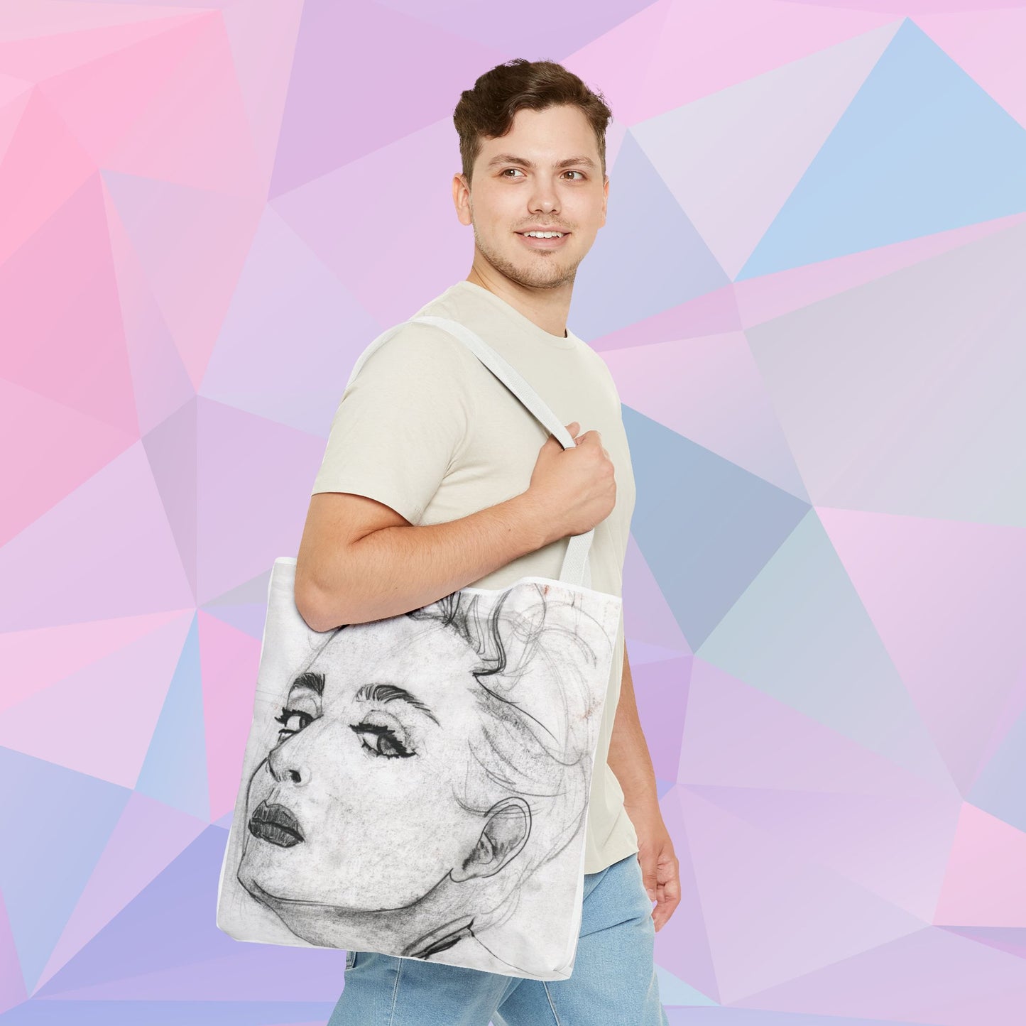 Living in a Material Tote | Tote Bag