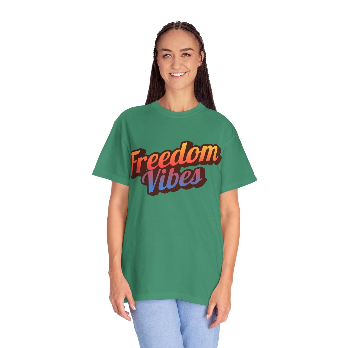 Freedom Vibes | Unisex Garment-Dyed T-shirt