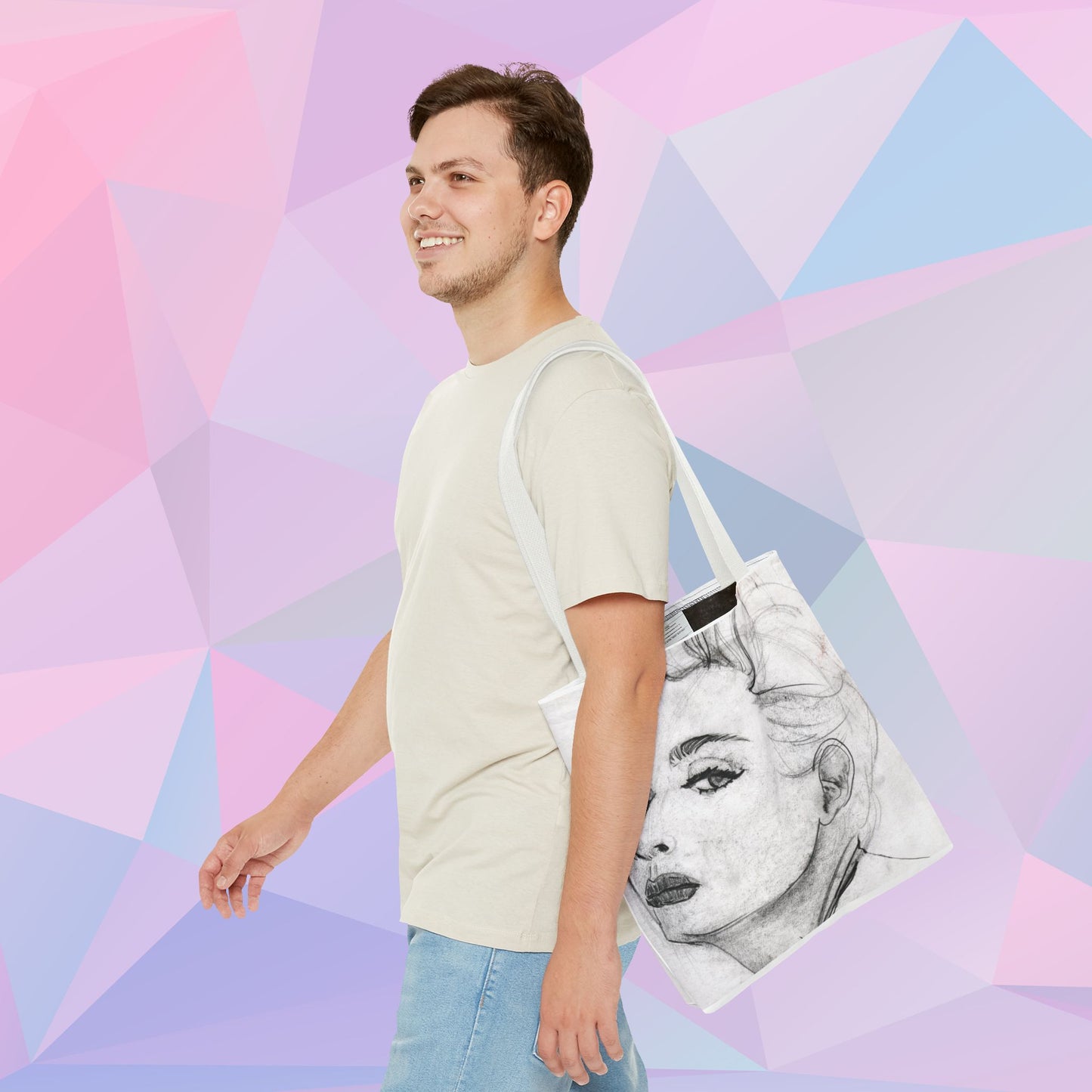 Living in a Material Tote | Tote Bag