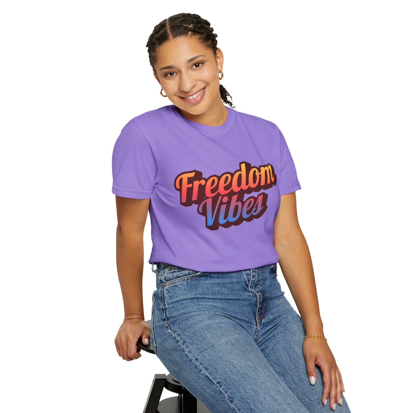 Freedom Vibes | Unisex Garment-Dyed T-shirt