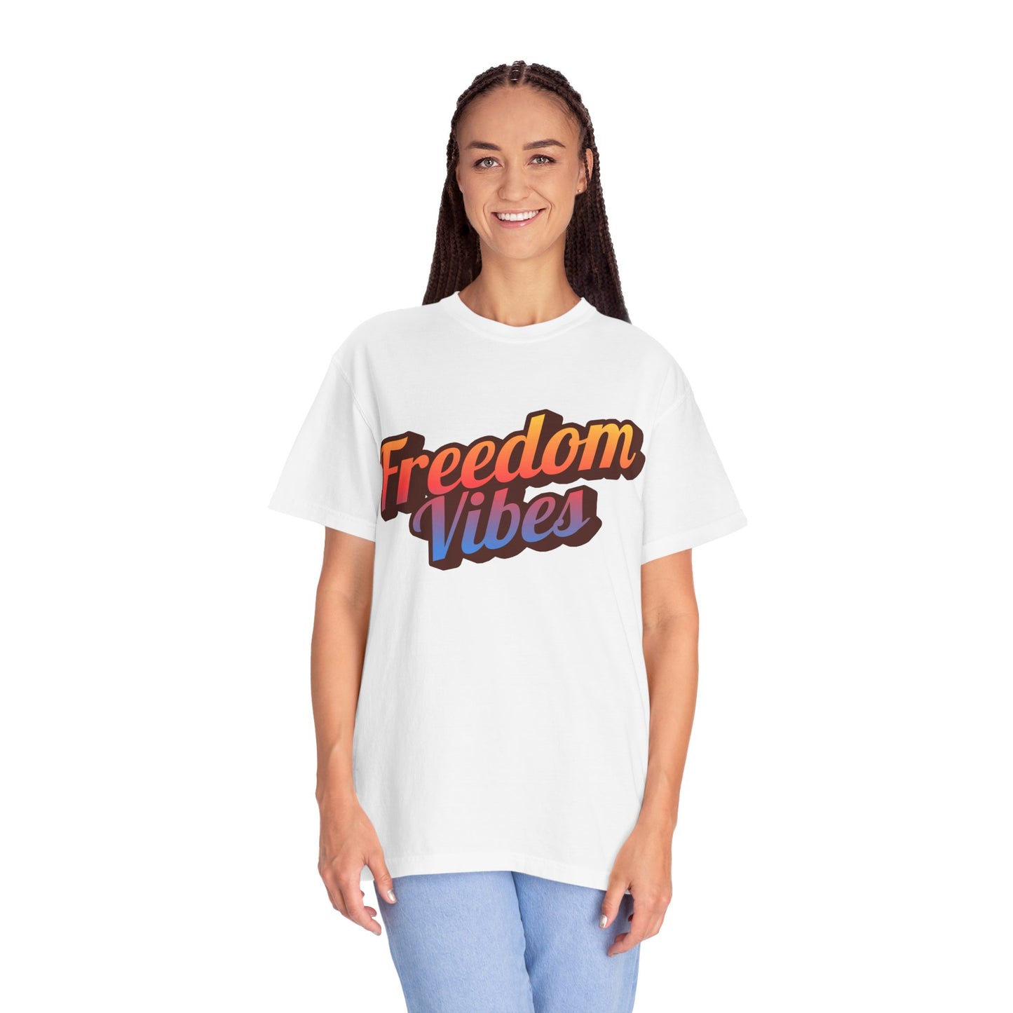 Freedom Vibes | Unisex Garment-Dyed T-shirt