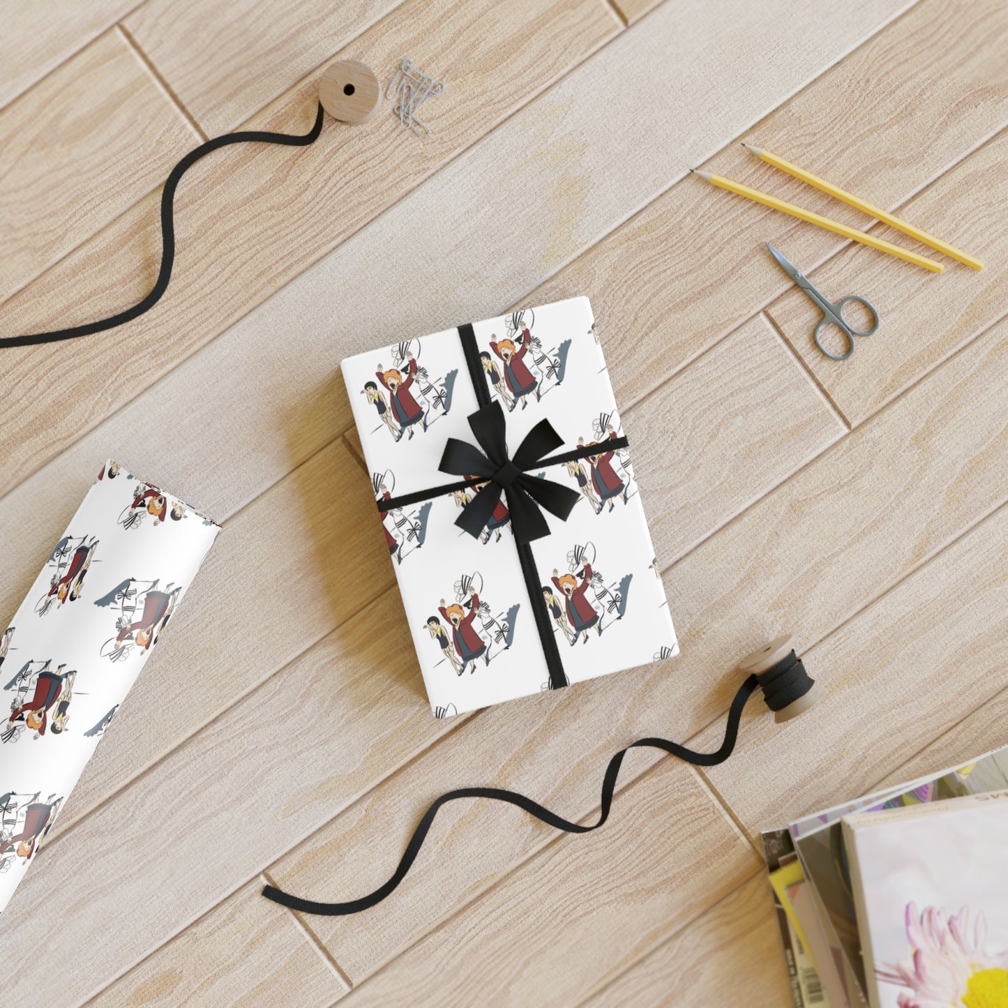 Broadway Divas | Gift Wrapping Paper Rolls, 1pc - Home Decor | A quirky, joy-filled design from Have Fun Spread Joy.