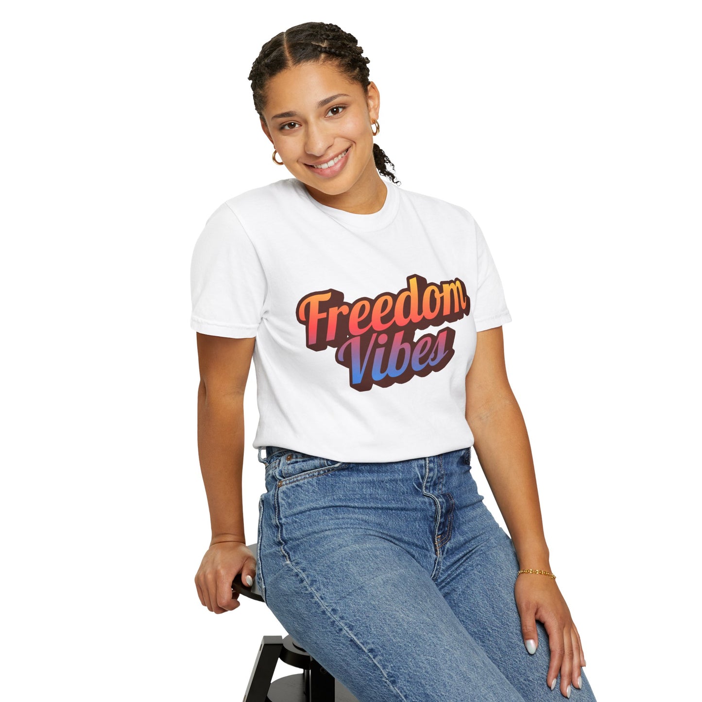 Freedom Vibes | Unisex Garment-Dyed T-shirt