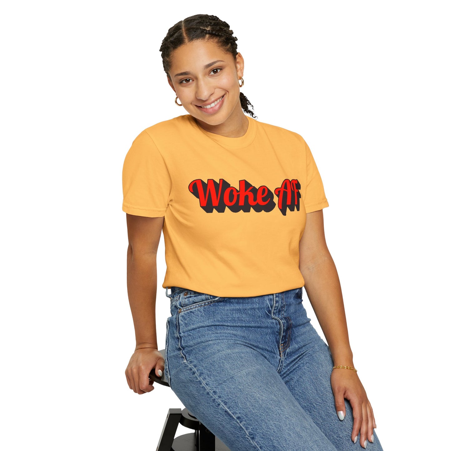 Woke AF Unisex T-Shirt - T-Shirt | A quirky, joy-filled design from Have Fun Spread Joy.