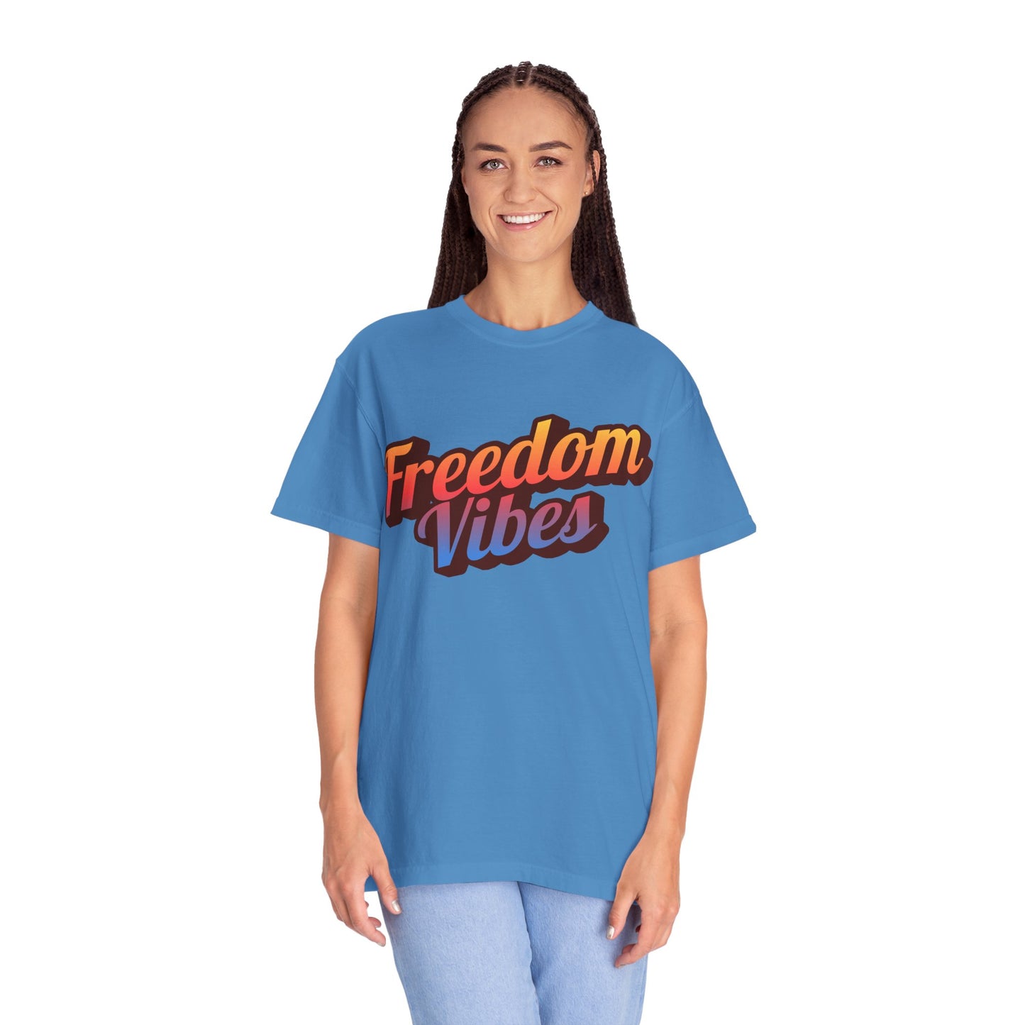 Freedom Vibes | Unisex Garment-Dyed T-shirt