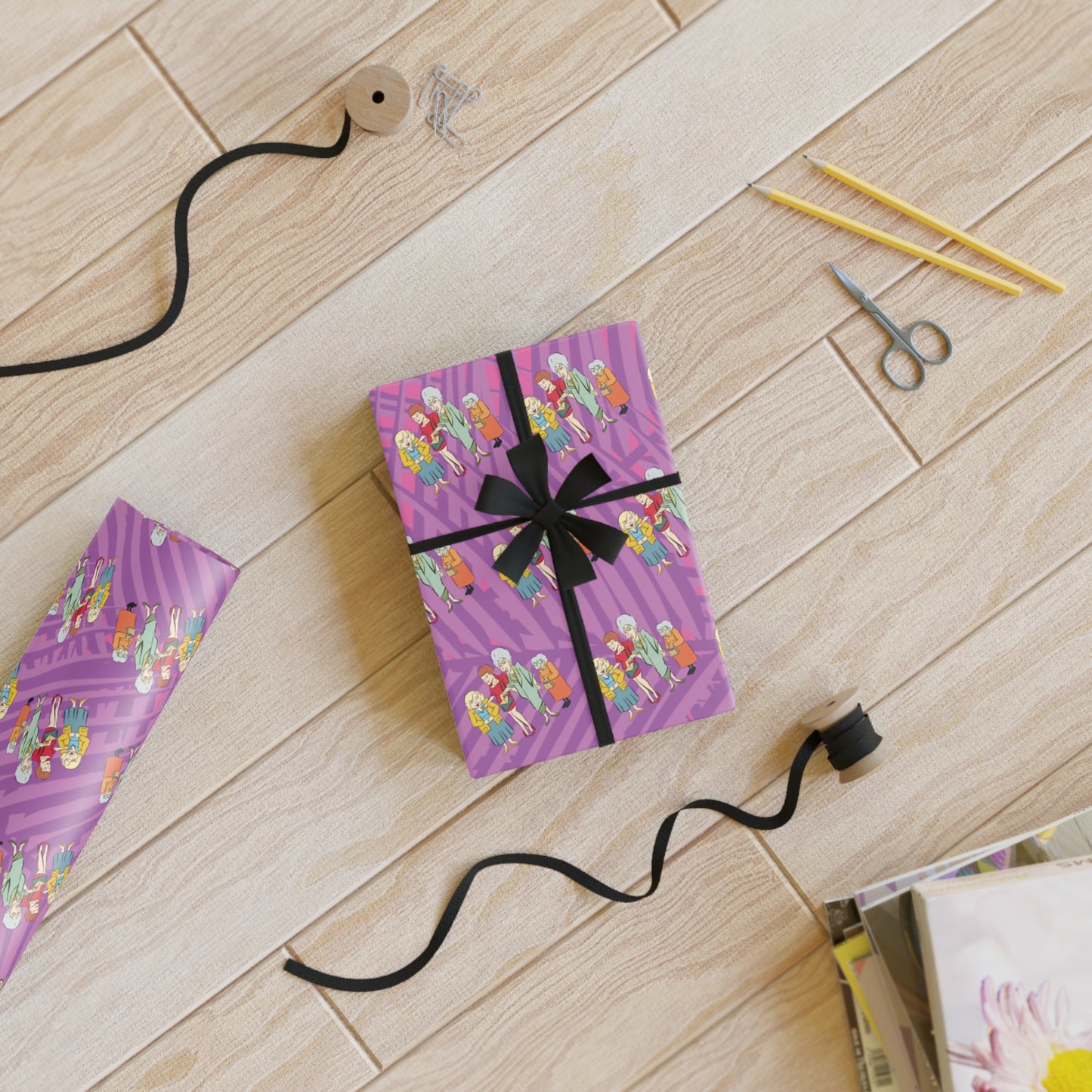 Thank You for Unwrapping a Friend | Gift Wrapping Paper Rolls, 1pc - Home Decor | A quirky, joy-filled design from Have Fun Spread Joy.