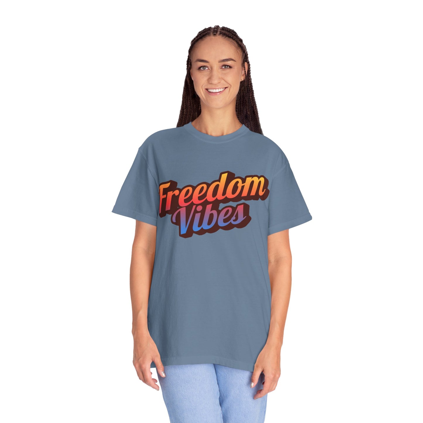 Freedom Vibes | Unisex Garment-Dyed T-shirt