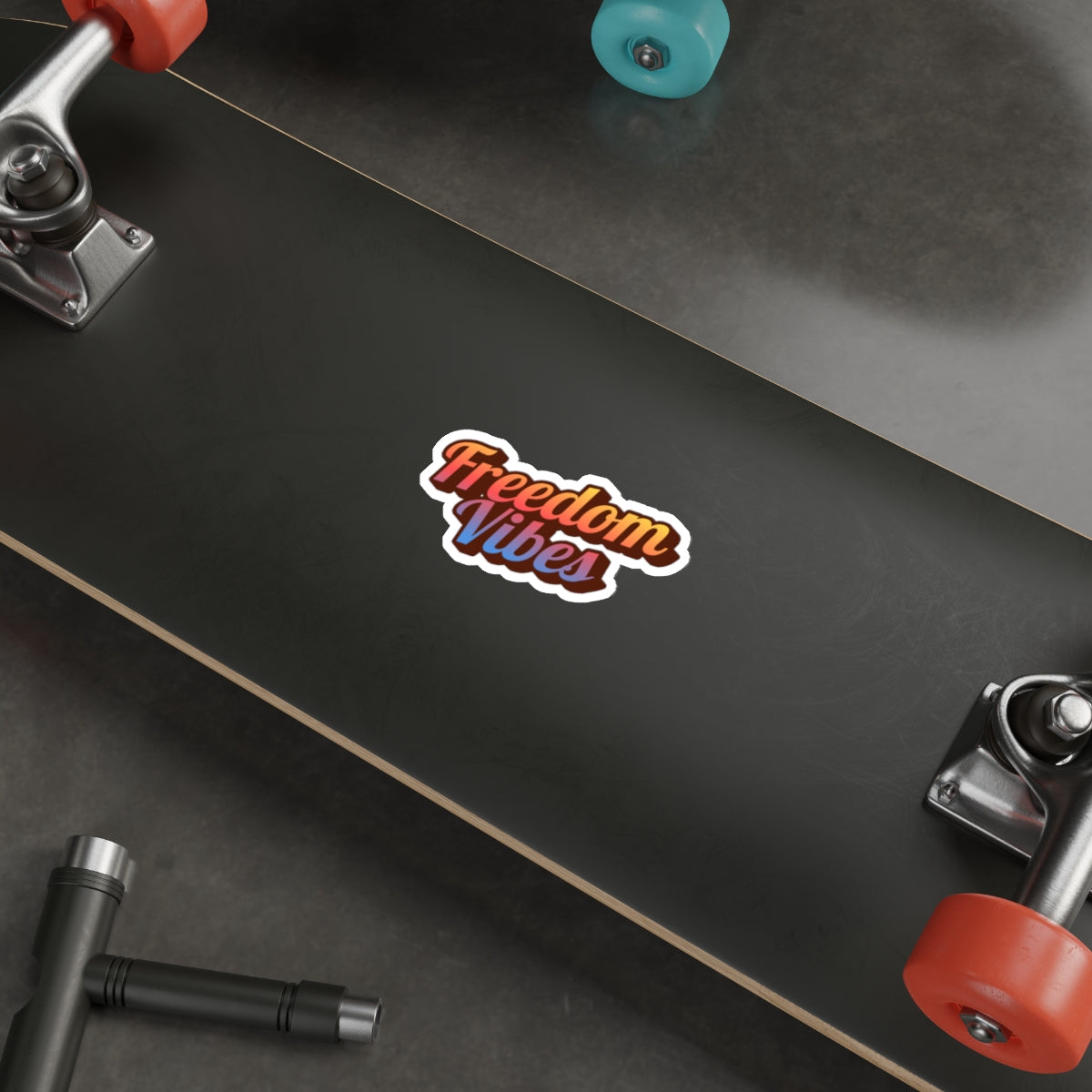Freedom Vibes Die-Cut Stickers | Social Justice Vibes | Eco-Friendly Decor