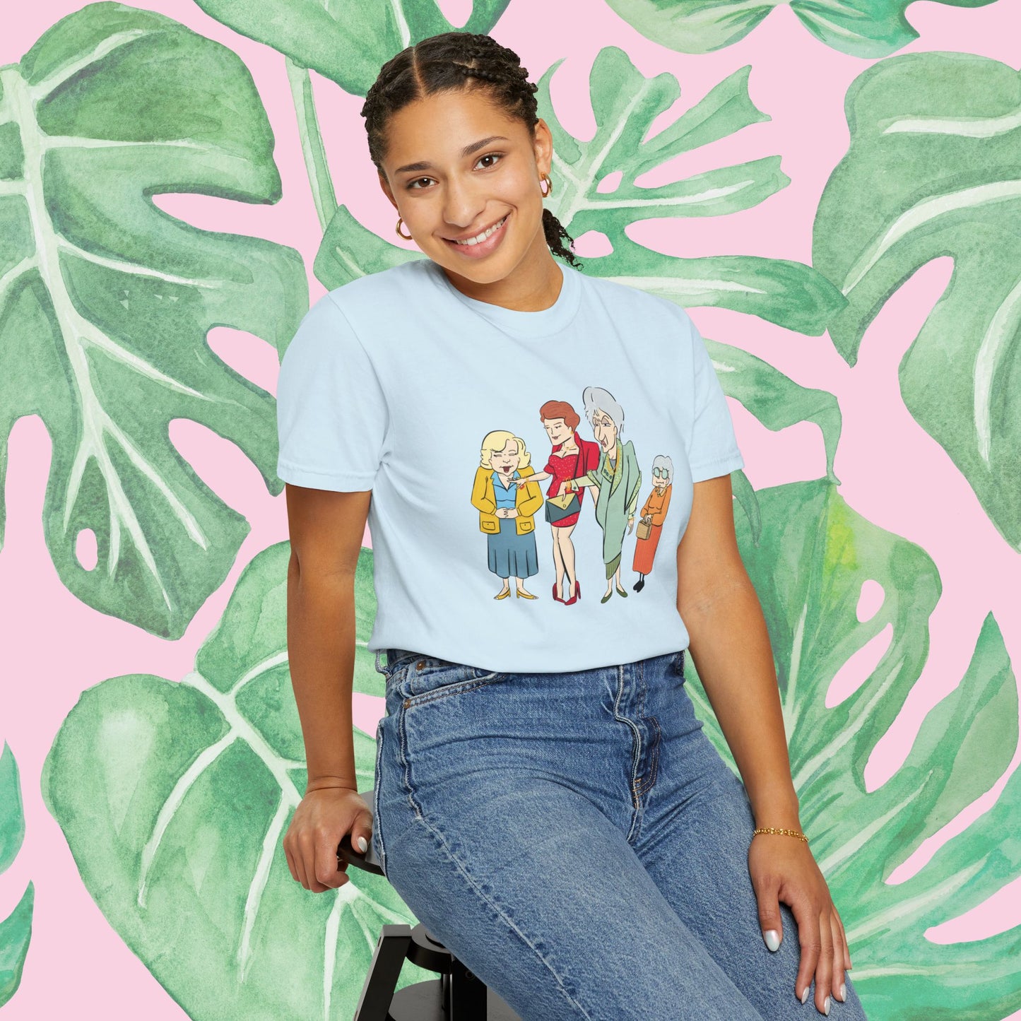 Golden Girls Illustrated | Unisex Garment-Dyed T-shirt