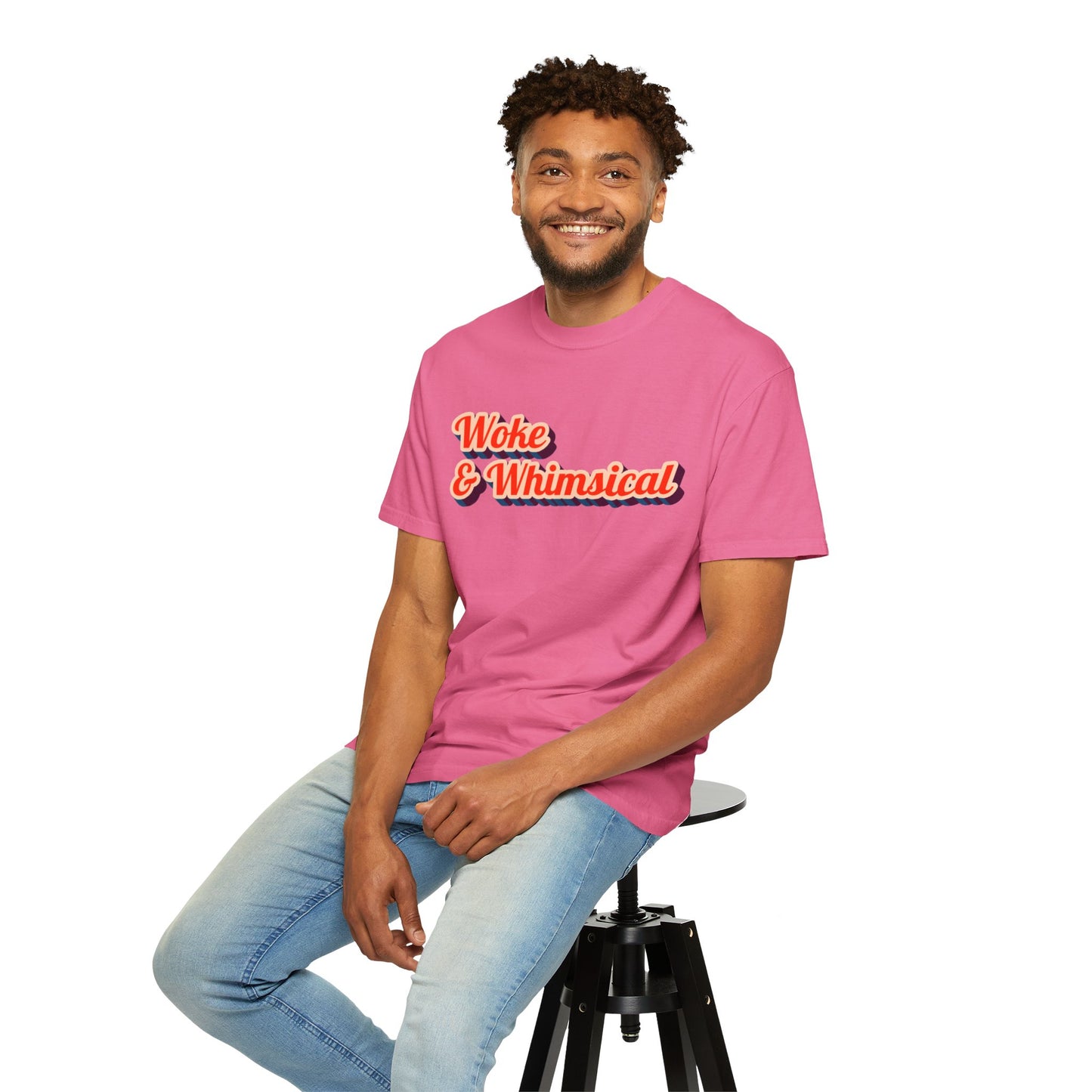 Woke & Whimsical | Unisex Garment-Dyed T-shirt