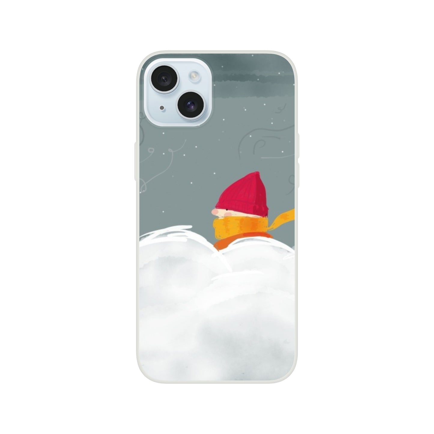 Wintry Walk | Flexi case - Phone Cases | A quirky, joy-filled design from Have Fun Spread Joy.