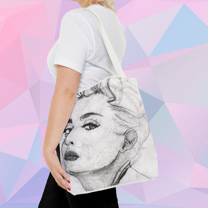 Living in a Material Tote | Tote Bag - Bags | A quirky, joy-filled design from Have Fun Spread Joy.