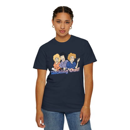 Working 9 to Fabulous | Unisex Garment-Dyed T-shirt - T-Shirt | A quirky, joy-filled design from Have Fun Spread Joy.