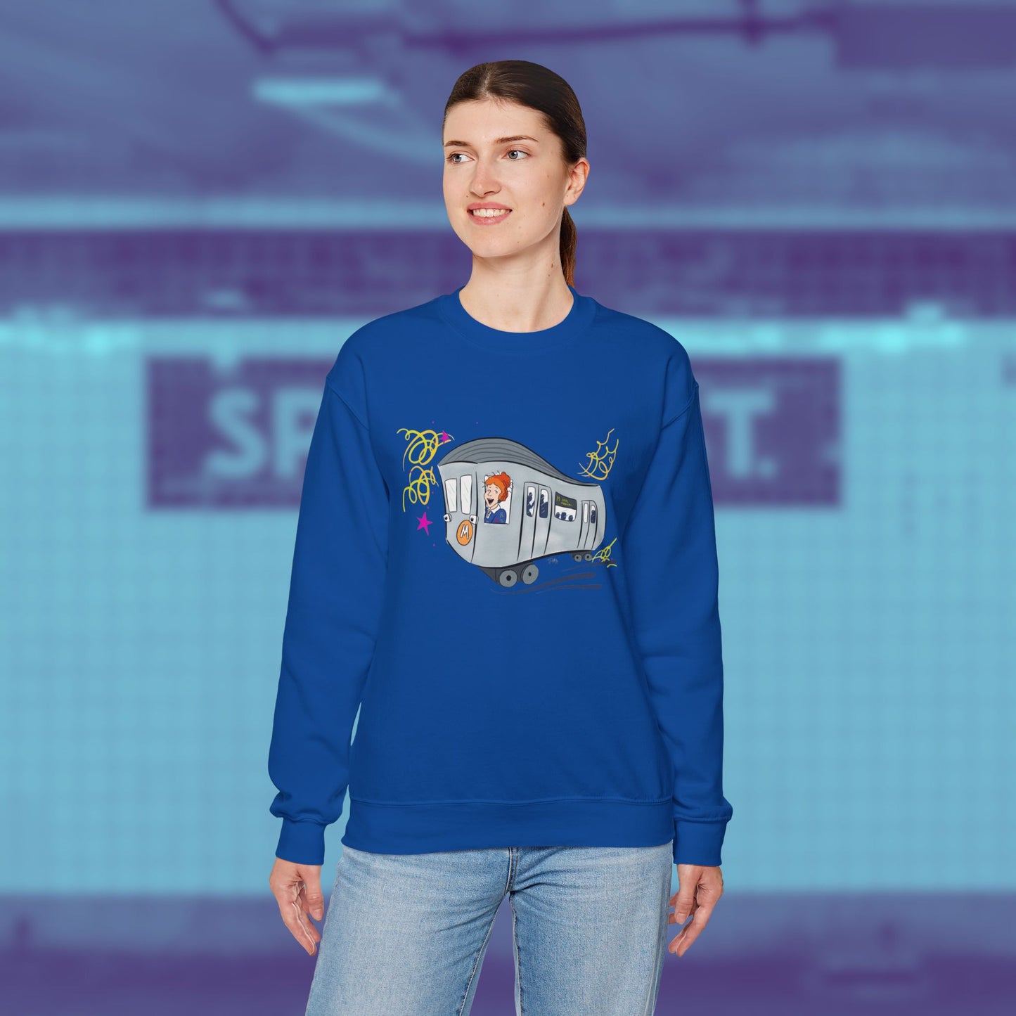 Your Magical Commute | Unisex Heavy Blend™ Crewneck Sweatshirt