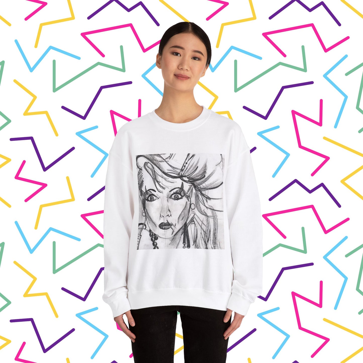 Girls Just Want to Have Cyndi | Unisex Heavy Blend™ Crewneck Sweatshirt