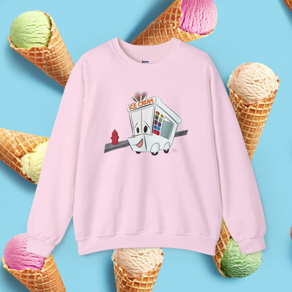 Sundae Driver | Unisex Heavy Blend™ Crewneck Sweatshirt - Sweatshirt | A quirky, joy-filled design from Have Fun Spread Joy.